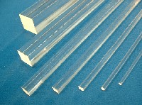 Clear Acrylic Square Rod